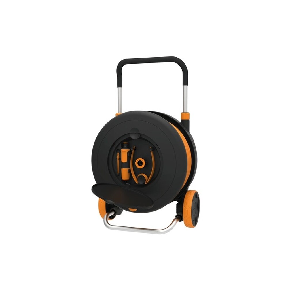 Vozík s bubnom a hadicou FISKARS M, 13 mm (1/2), dosah 21,5 m“ Vozík s bubnom a hadicou FISKARS M, 13 mm (1/2), dosah 21,5 m" – Obrázok 1