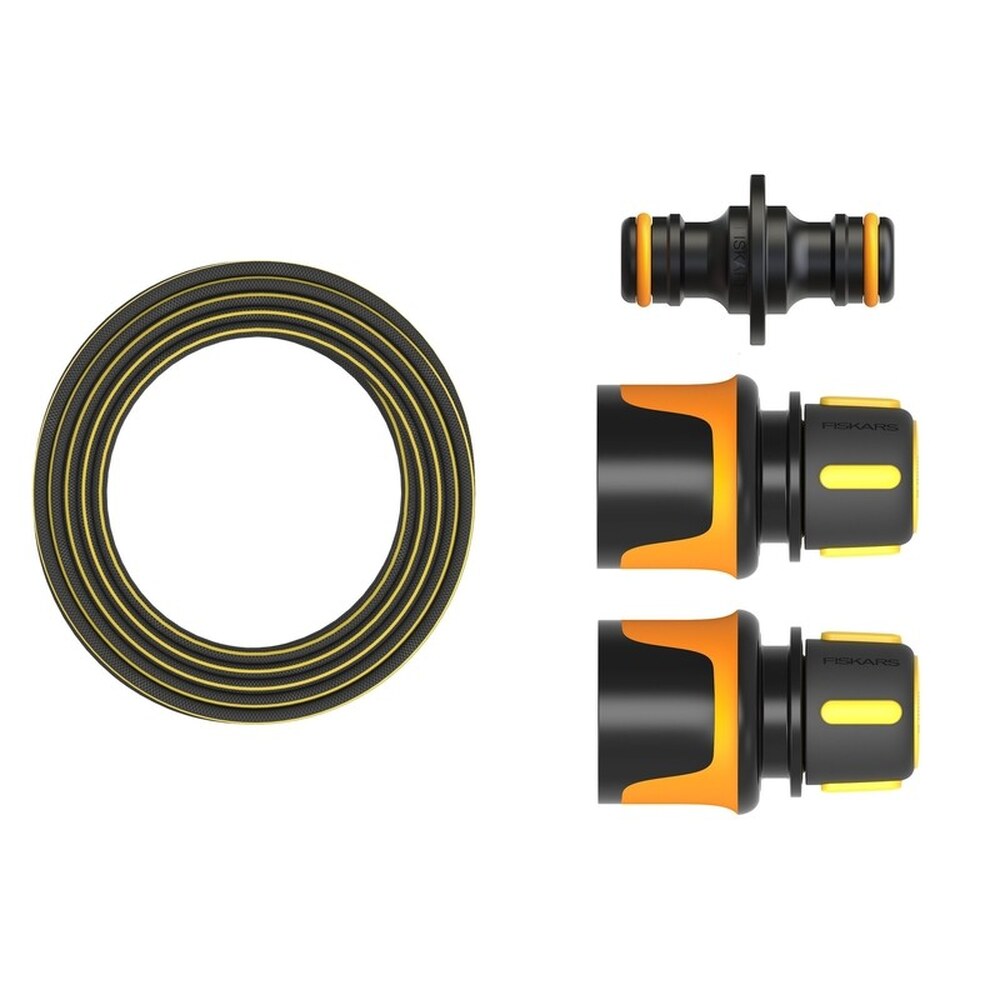 Sada zavlažovacej hadice FISKARS Premium 9 mm (3/8) 15 m so spojkami“ Sada zavlažovacej hadice FISKARS Premium 9 mm (3/8) 15 m so spojkami" – Obrázok 1