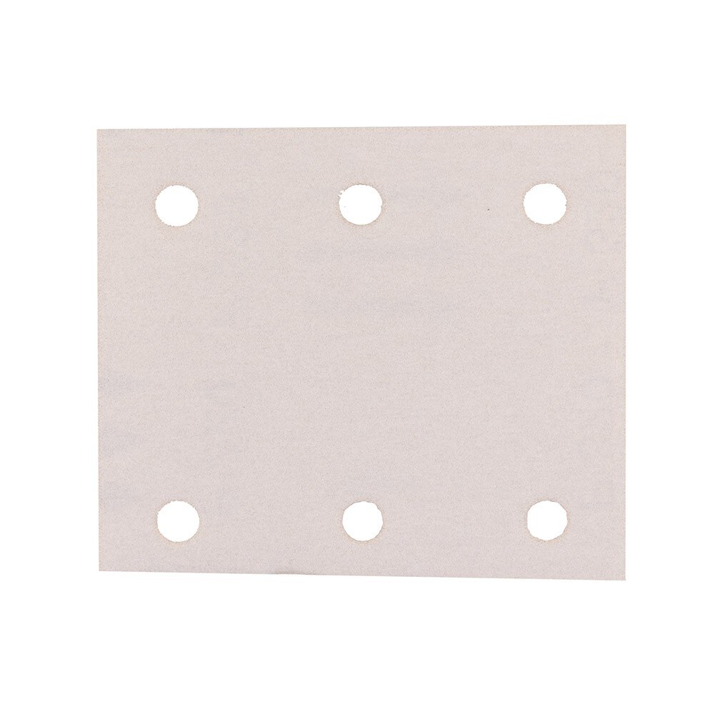 Brúsny papier 114x102mm 10ks suchý zips perforovaný biely Makita 6 otvorov Brúsny papier 114x102mm 10ks suchý zips perforovaný biely Makita 6 otvorov – Obrázok 1